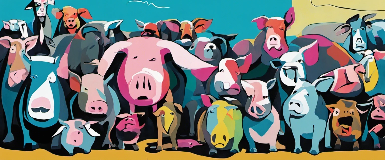 Read more about the article Dystopia Unveiled: A Comparative Study of Animal Farm and 1984
