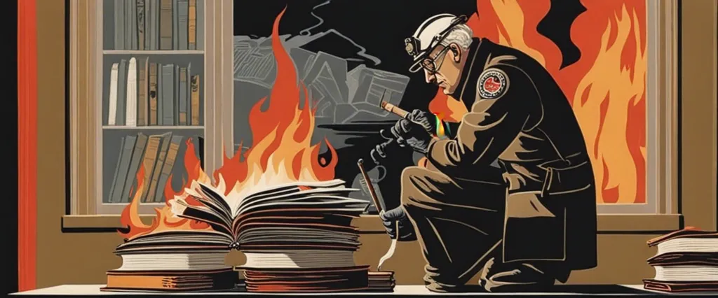 Read more about the article Controlling the Narrative: Exploring Authority in Fahrenheit 451 and Animal Farm